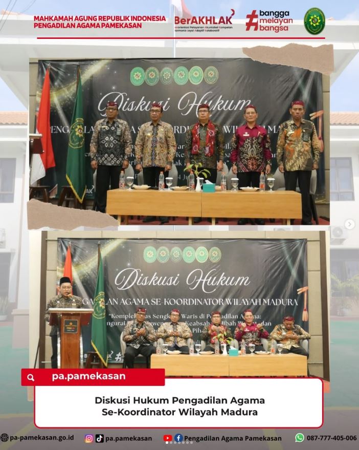 Diskusi Hukum Pengadilan Agama Se Koordinator Wilayah Madura